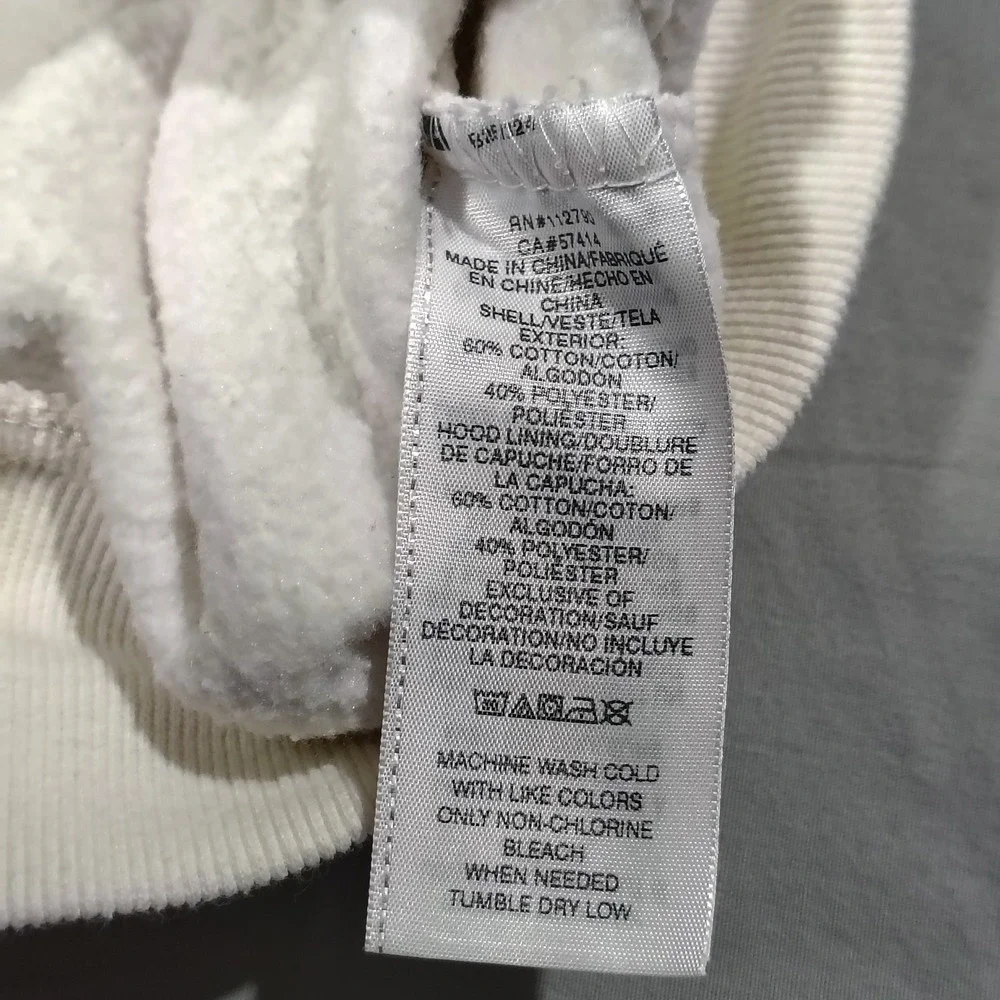 True Religion Hoodie Mens Large Warped Buddha Logo Full Zip Fleece Sweatshirt